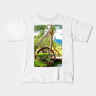 Tropical Plantation Maui Study 16 Kids T-Shirt